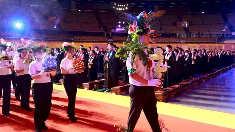水陸法會國際獻供隊伍志工